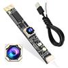 VIHBRAI Modulo fotocamera USB da 13 MP, messa a fuoco automatica, mini webcam grandangolare da 110° con microfono, scheda fotocamera UHD 4160 x 3120, UVC Plug&Play. Ideale per sistema di freccette