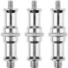 ERINGOGO Adattatore convertitore filetto 1/4-3/8, set da 3 pezzi in metallo resistente, ideale per treppiede e supporto flash in ambienti fotografici