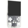 Fyssnn R36max Console di gioco portatile retrò con schermo IPS HD da 4,0 pollici, console di gioco portatile retrò (trasparente)