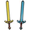 Ourdort 2 Pezzi Spade Gonfiabili Pixel,93cm Spada Pixel Gonfiabile