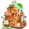 Rolife Puppy's Cozy Villa Casa per cani fai da te in miniatura per gli amanti degli animali domestici regali