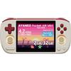 AKNES AYANEO Pocket AIR Mini Console Portatile Retro, Schermo HD 4,2 500 Nits (1280x960 LCD, 60Hz), Sistema Android 11 con Helio G90T, Joystick & Grilletto Hall, 2GB+32GB - Bianco Retro