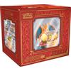 Pokémon GCC Pokémon: collezione super premium Charizard-ex (tre carte promozionali olografiche, una statuina con espositore da una carta e 10 buste di espansione)