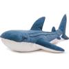 MorisMos 130cm di lunghezza, Balena Rinoceronte XXL, morbido soffice gigante in tessuto di squalo peluche, regalo per compleanno e Natale per bambini