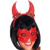 Carnival Toys Librolandia 06744 Set Diavoletto (Maschera E Cerchietto) In Tessuto Col.Ass.