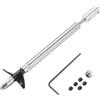 sourcing map Albero di trasmissione a due eliche e giunto di accoppiamento per kit di assemblaggio accoppiatore barca RC, albero L14,5 cm, manica L10 cm, D3,6 cm due eliche, adatto per albero motore