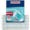 Leifheit Panno Sostitutivo Bath Cleaner, Sistema 2 Fibre, Flexi Pad | Ricambio per pulizia bagno, per piastrelle e vasche, microfibra assorbente, lavabile a 40°C, fissaggio con tasche in gomma