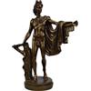 Generic Statua greca del dio della musica e della luce Apollo Belvedere in marmo fuso 24 cm, statuetta di arte classica effetto bronzo, fatta a mano in Grecia