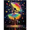 Hjjdiyes Diamond Painting Balletto bambina 30 x 40 cm