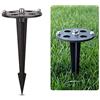 linovum BOSEA - Lampada da vialetto, effetto dissuasivo, 50 cm, per E27, in acciaio inox, IP44