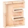 Sarini Salvadanaio in Legno con Lettere E Elegante salvadanaio Design Decorativo Personalizzato Perfetto per la casa e Come Regalo