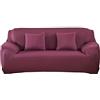 Surwin Copridivano Elasticizzato 1 2 3 4 Posti, Moda Stampa Elastico Universale Copridivani con Braccioli Fodera per Divano Antiscivolo Sofa Protettore (2 posti - 145-185cm,Beige)