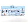 Domus Artis Targhe Dietro Porta in Legno Stile Vecchia Marina Shabby Chic per Decorare le Porte Interne di Casa al Mare (Camera)