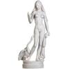 BeautifulGreekStatues Statuetta Di Regina Spartana Nuda Di Leda E Cigno Statua Di Alabastro Della Mitologia Dell'antica Grecia 61 cm