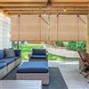 DUYULIANG Tapparella Avvolgibile in Bamboo A Rullo, Tende in Bambu da Esterno, Montaggio A Soffitto O A Parete, Ombreggiante per Case Giardini Cortili, in Listelli di bambù, Tenda da Sole Oscurante