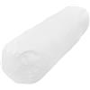 IMIKEYA Fodera per Cuscino Cilindrico Bianca 20x60 Cm con Cerniera Rimovibile per Copricuscino da Collo e Divano, Piccolo Copricuscini Tubolari per Supporto Cervicale e Arredamento Casa