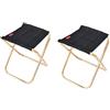 MOERGO Portavaligie Da 2 Pezzi - Porta Valigie Pieghevole In Alluminio Per Hotel/Camera, Reggivaligie Portatile In Pelle PU, Sgabello Pieghevole Da Viaggio, Per Camera Da Letto, 25x23x27cm ( Size : 25*22*27c