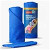 DETERMONDO Panni Microfribra 30 Pezzi per Rotolo Panni Microfibra Strappabile Riutilizzabile Senza Pelucchi 30x30 cm Per Auto,Casa e Cucina (Blu)