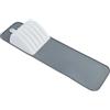 Generic Vassoio organizer compatto per coltelli, con 5 scomparti, antiscivolo, grigio e bianco, per cassetti fino a 30 cm