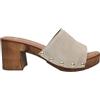 BATA Mule da Donna in Suede con Tacco 7 cm e Plateau Elegante