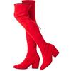 Mtzyoa Mtz-7-10-ba Stivale sopra il ginocchioDonna
