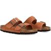 Birkenstock, ARIZONA BS EMBOSSED, Ciabatte Sandali Moda Unisex (BURNT ORANGE, Sistema Taglie Calzature EU, Adulto, Numero, Stretta, 39)