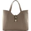 Furla Goccia Hobo XL Stucco Gray + Mauve