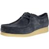 Clarks Uomo Scarpe Wallabee Evo in Pelle Scamosciata, Navy