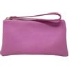 Chicca Borse Pochette con cinturino da polso Borsa Donna in Pelle Dollaro (Rosa B.)