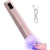 Generico UV Nail Lamp, Small Handheld Gel Polish Curing Light, Portable Nail Dryer With 2 Timers & LED Display, Ideal For Rhinestone Glue Decoration, Home & Travel Use