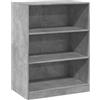 vidaXL Armadio Grigio Cemento 77x48x102 cm in Legno Multistrato