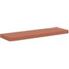 GHVBNMF Mensola sospesa da parete, 80 x 23,5 x 4 cm, in legno, moderna, per soggiorno, camera da letto, cucina e bagno, portata fino a 10 kg, colore: rosso