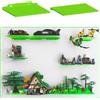 LRANFOW 6 mensole da parete per mattoncini da costruzione Lego, 10,2 x 12,7 cm, a doppio lato, con borchie da 4,9 mm x 16 mm x 13 mm per espositore Lego, costruttori, decorazione della stanza, si
