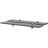 KUPTYERFG Set di 2 mensole sospese da parete in vetro, 60 x 20 cm, nero