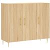 vidaXL Credenza Rovere Sonoma 90x34x80 cm in Legno Multistrato