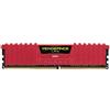 Corsair CMK16GX4M2A2400C16R Vengeance LPX Memorie per Desktop a Elevate Prestazioni, 16 GB (2 X 8 GB), DDR4, 2400 MHz, C16 XMP 2.0, Rosso