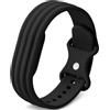 Yoohoo Cinturino Sportivo Compatibile per Google Fitbit Air for Donna e Uomo | Confortevole Morbido Silicone Cinturino di Ricambio, Fitness Tracker, Impermeabile, Resistente al Sudore, Regolabile