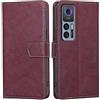RankOne Cover per TCL 30 / 30+ / 5G (6.7 Pollici), Custodia Flip in Pelle Portafoglio, Magnetica Libro Bumper Case - Rosso