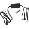 Durashmall Cavo adattatore interfaccia AUX USB con lettore di schede per Honda Accord Civic CRV Pilot Odyssey Element S2000 Fit City 2002-2011 autoradio lettore MP3