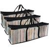 WOPPLXY 3 scatole per DVD, porta CD portatili, custodie trasparenti per DVD, per videogiochi, BluRay, album