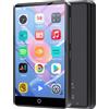 Oilsky Lettore MP3 con Bluetooth e WiFi, Oilsky 80GB Portable MP3 Music Player con Spotify, Audible, Deezer, 4 pollici 1080P Touchscreen MP4 Player, Android 9.0 (nero)