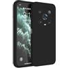 HAFFAN Custodia in Silicone TPU Compatibile con HONOR Magic4 Pro (6.81 inches), Cover Case Protettiva per Cellulare - Nero