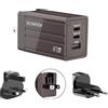 GECENinov Caricatore USB C da 65 W/67 W, alimentatore USB GaN, 3 porte PD, compatibile con iPhone 15, 15 Pro, 15 Pro Max, 14, 14 Pro, 14 Pro Max, iPad, Samsung, MacBook Pro/Air, ecc.