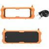 Generic Custodia in silicone per altoparlante compatibile con Bluetooth Xiaomi Sound Party, custodia protettiva da viaggio con tracolla, custodia protettiva antigraffio (arancione)