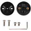 LYMISPIYA Supporto GPS per bicicletta, compatibile con Garmin Edge 20 25 130 200 500 510 520 530 540 800 810 820 830 840 1000 1030 1040, supporto per computer da bicicletta, adattatore in alluminio