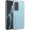 HAFFAN Custodia Cover Protettiva per Cellulare per Redmi Note 11 Pro (4G) / 11 Pro 5G / 12 Pro (4G) / 11E Pro (6.67 inches), Stile Similpelle - Azzurro