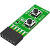 Guaber 2x5Pin Per Resets Button+Power Switching Board Adapter Con Indicatori LED Per PC Desktop Per WIN7/10/11 PC