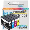 Mondo Stampa 4 Cartucce d'Inchiostro Ad Alta Capacità compatibili con Epson 79XL T7901 T7902 T7903 T7904 WF-5110DW WF-5620DW WF-5690DWF WF-4630DWF WF-4640DTWF