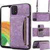 ELISORLI Custodia per telefono per Samsung Galaxy A33 5G Cover a portafoglio con tracolla a tracolla e porta carte di credito in pelle tasca sottile flip borsa stand accessori cellulari A 33 33A Donne