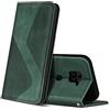 ZONNAVI Cover per Xiaomi Redmi Note 9, Flip Custodia Pelle PU con [Slot Cart] [Supporto Stand] [Magnetica], Cover a Libro Portafoglio per Xiaomi Redmi Note 9 (Verde)